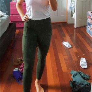 Army Green Leggings